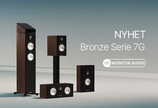 Monitor Audio Bronze 7G serien artikkel bilde banner